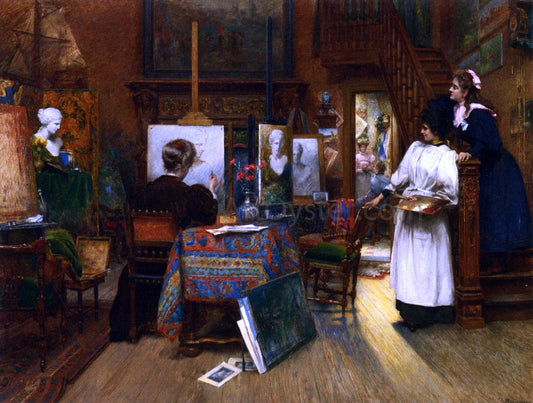 Charles Boom The Female Artists - Canvas Print