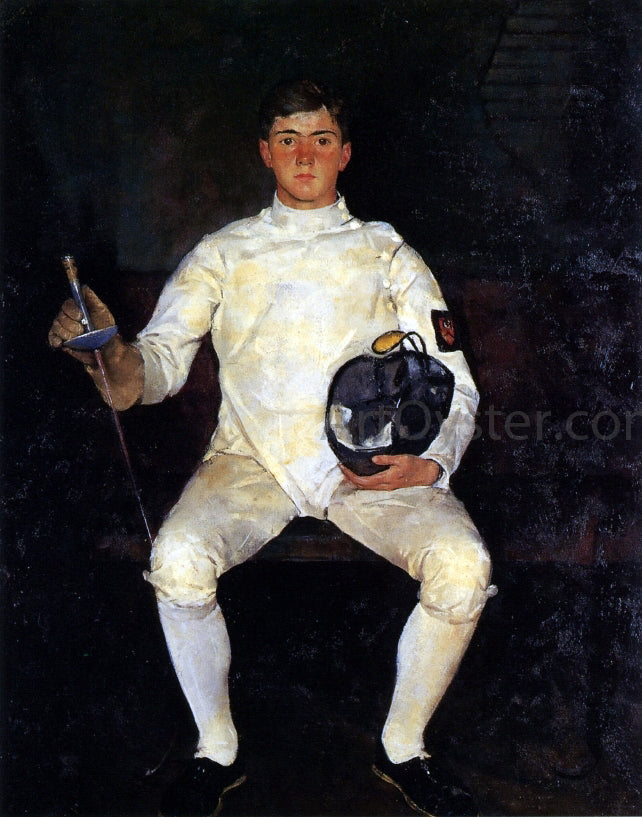Charles Webster Hawthorne The Fencer - Canvas Print