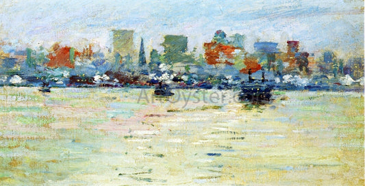 Theodore Robinson The Ferry - Canvas Print