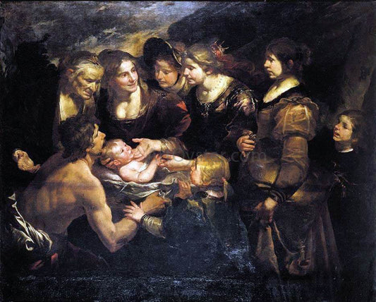 Gioacchino Assereto The Finding of Moses - Canvas Print