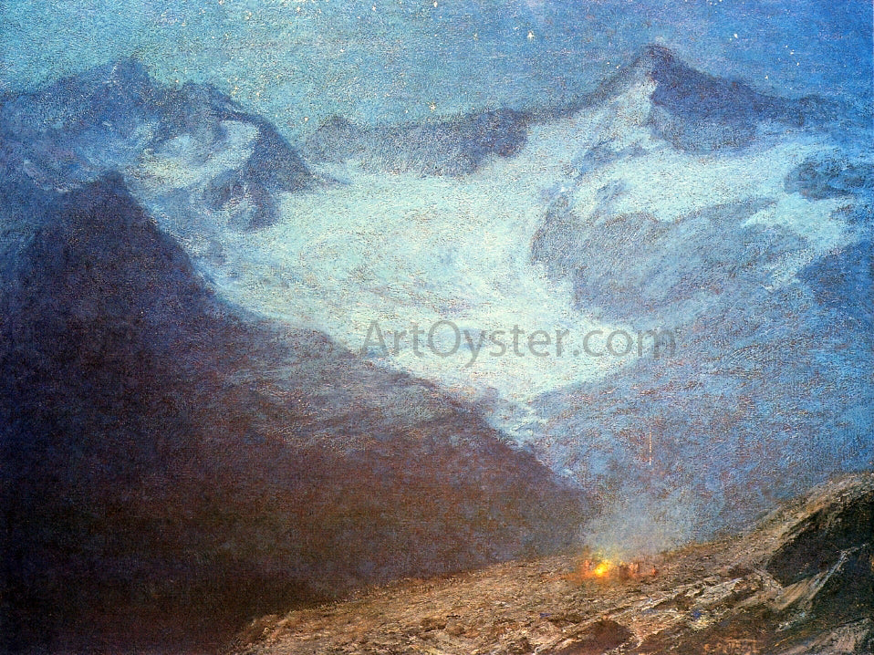 Edward Potthast The Fires of St. John's Eve - Canvas Print