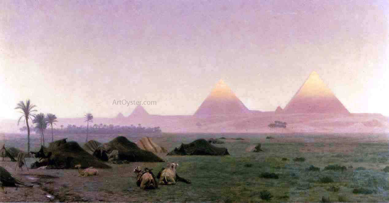 Jean-Leon Gerome The First Kiss of Sunlight - Canvas Print
