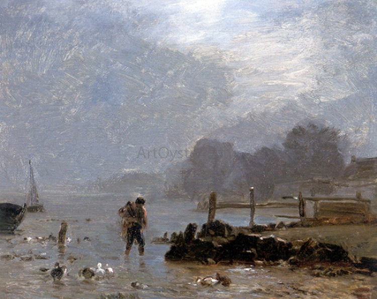 Constant Troyon The Fisherman - Canvas Print