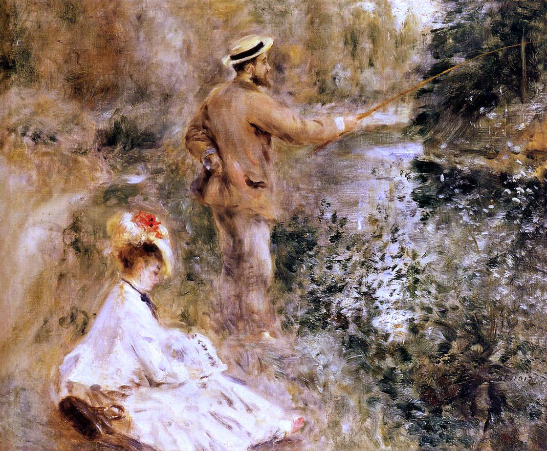 Pierre Auguste Renoir The Fisherman - Canvas Print