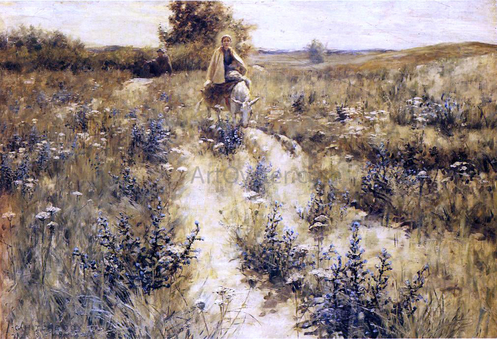 George Hitchcock The Flight into Egypt - Canvas Print