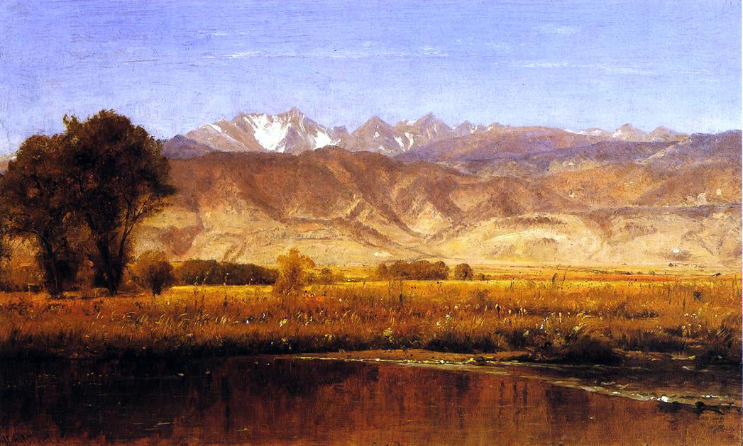 Thomas Worthington Whittredge The Foothills - Canvas Print