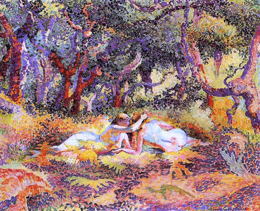 Henri Edmond Cross The Forest - Canvas Print