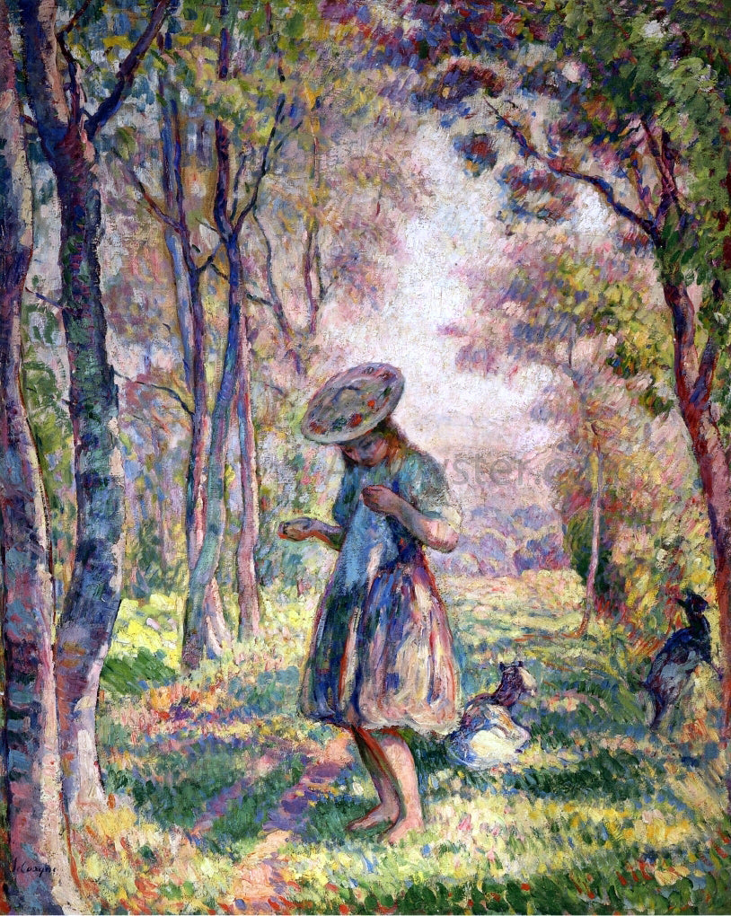 Henri Lebasque A Forest at Pierrefonds - Canvas Print