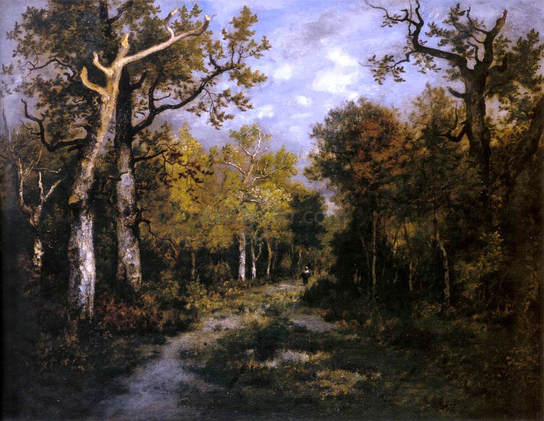 Narcisse Virgilio Diaz De la Pena The Forest in Fontainebleau - Canvas Print