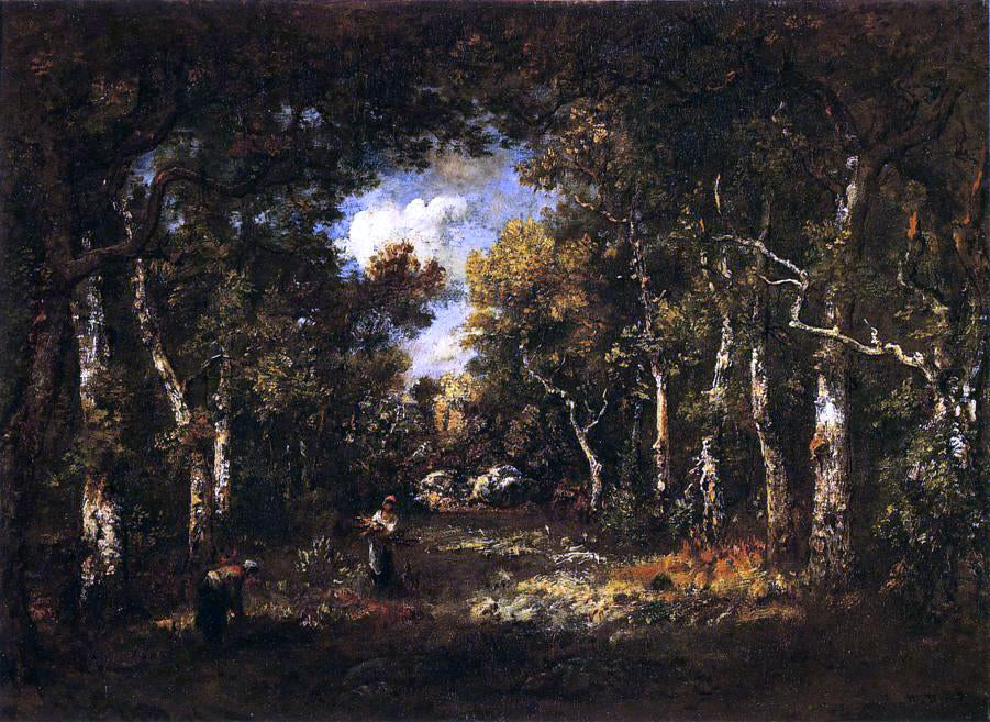 Narcisse Virgilio Diaz De la Pena The Forest of Fountainebleau - Canvas Print