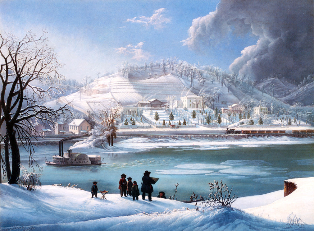 Martin Andreas Reisner The 'Forest Queen' in Winter - Canvas Print