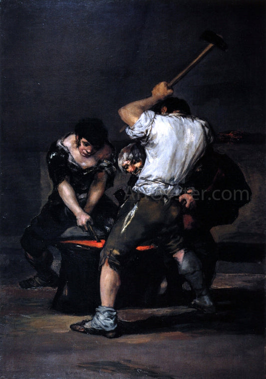 Francisco Jose de Goya Y Lucientes The Forge - Canvas Print