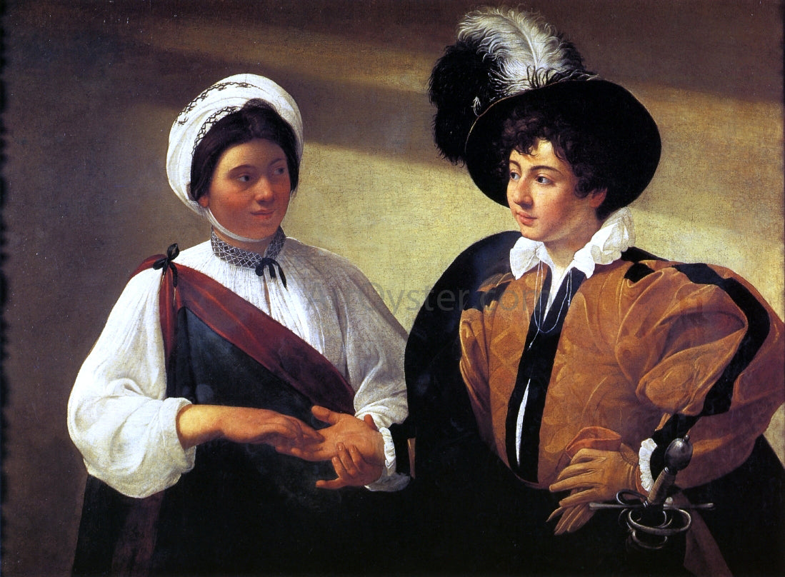 Caravaggio The Fortune Teller - Canvas Print