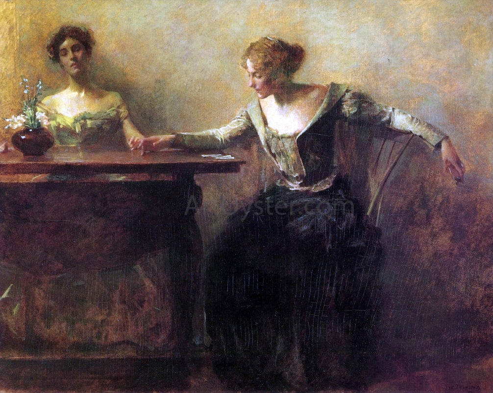 Thomas Wilmer Dewing The Fortune Teller - Canvas Print