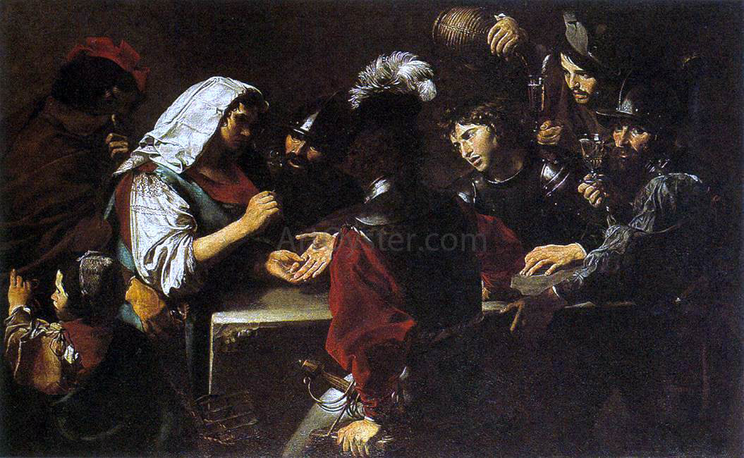 Valentin De boulogne The Fortune Teller - Canvas Print