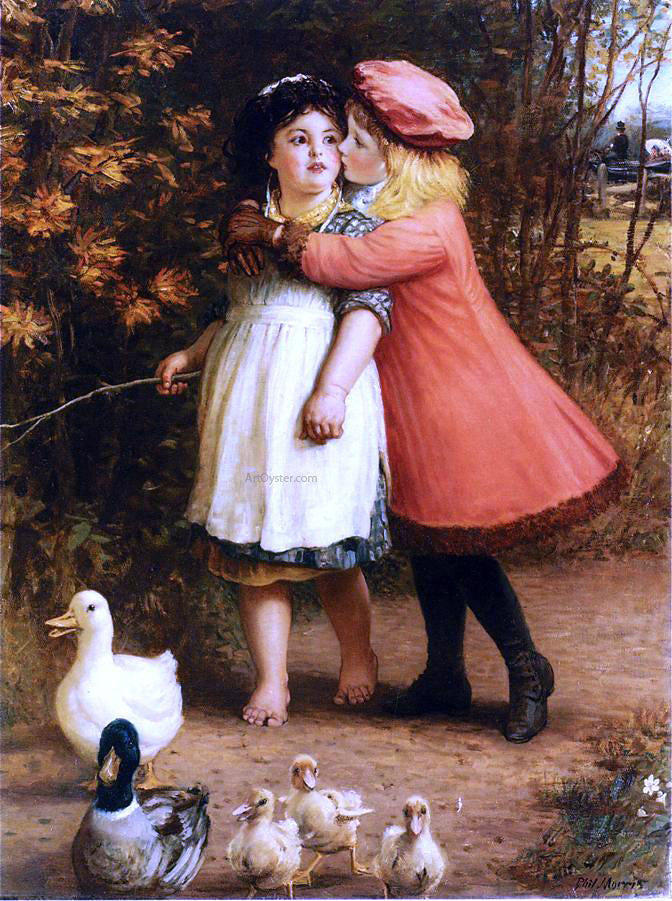 Phillip Richard Morris The Foster Sisters - Canvas Print