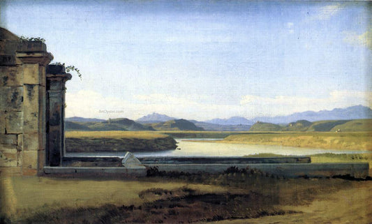 Christoffer Wilhelm Eckersberg The Fountain of the Acqua Acetosa - Canvas Print