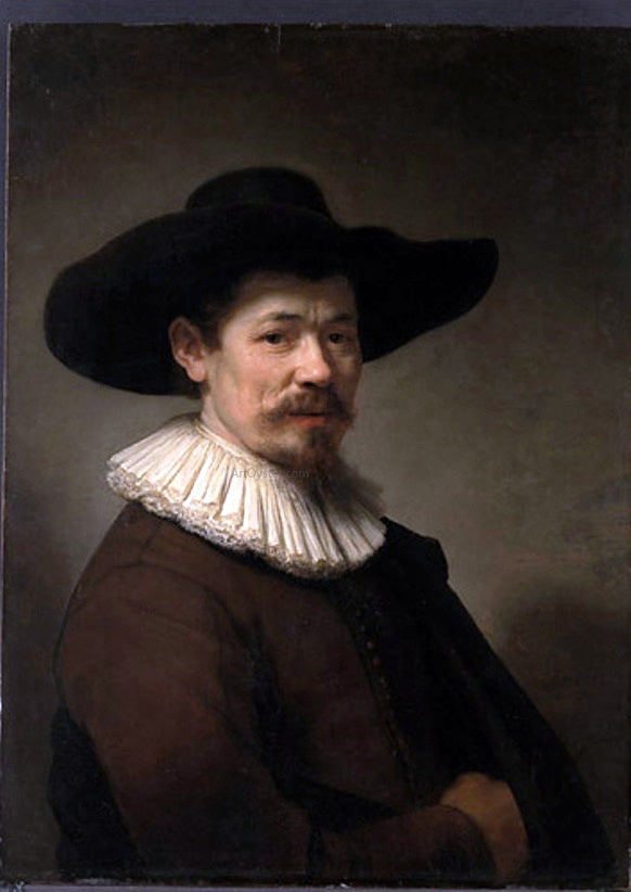 Rembrandt Van Rijn The Framer Herman Doomer - Canvas Print