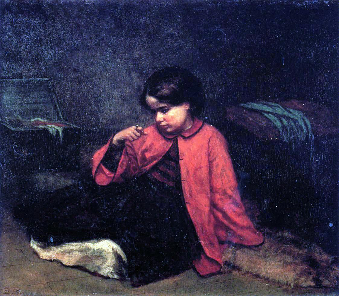 Eastman Johnson The Freedom Ring - Canvas Print
