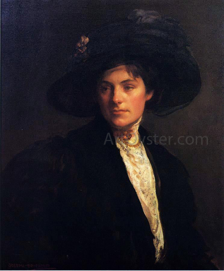 Joseph DeCamp The Fur Jacket - Canvas Print