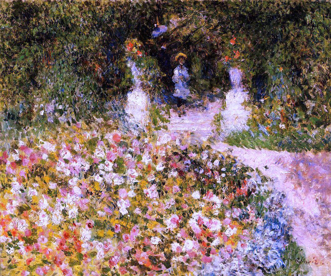 Pierre Auguste Renoir The Garden (also known as In the Park) - Canvas Print