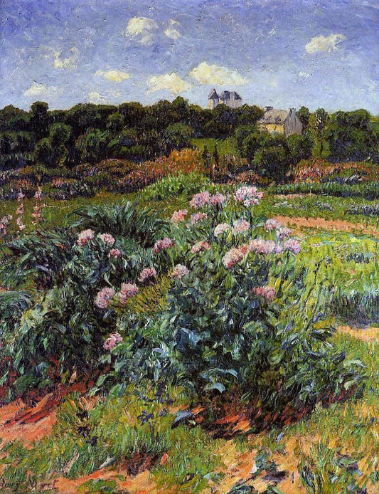 Henri Moret The Garden - Canvas Print