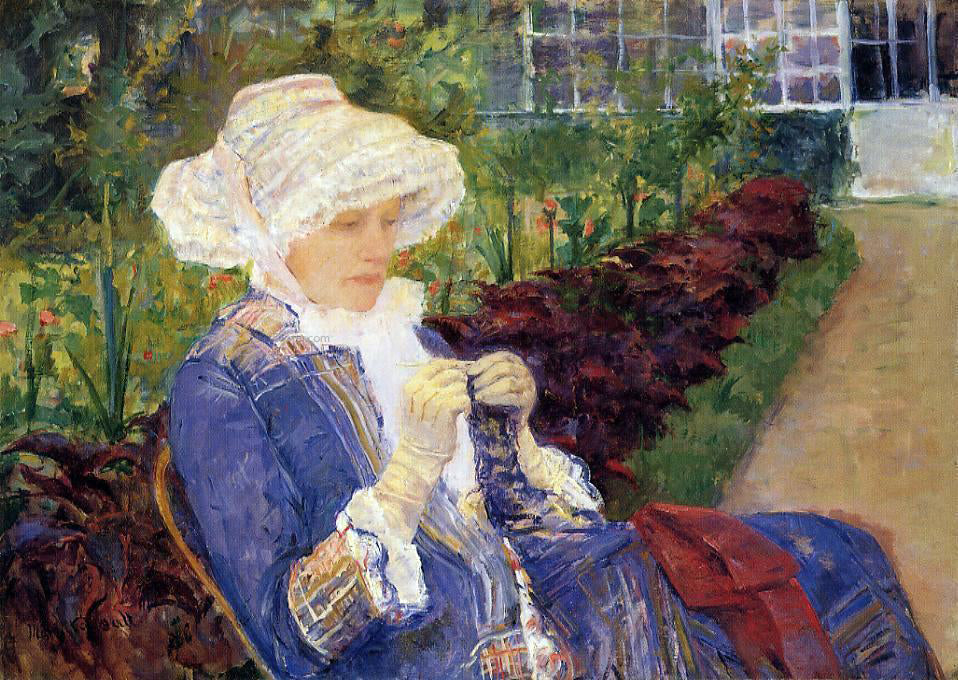 Mary Cassatt The Garden - Canvas Print