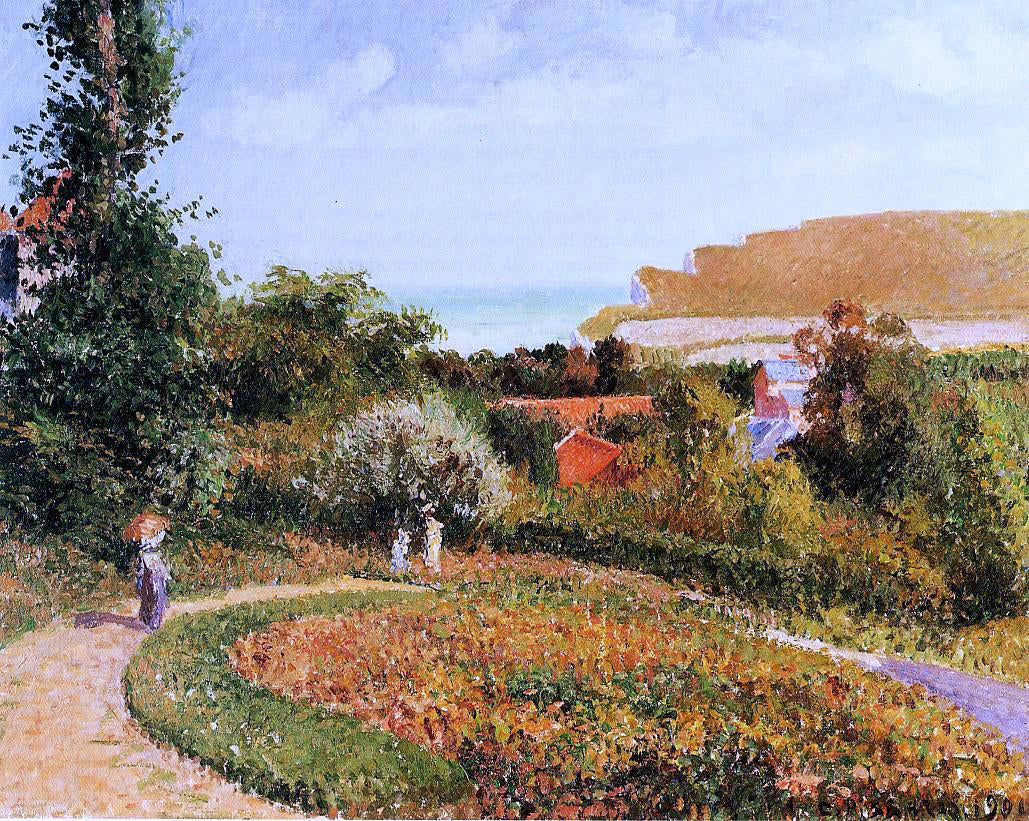 Camille Pissarro The Garden of the Hotel Berneval - Canvas Print