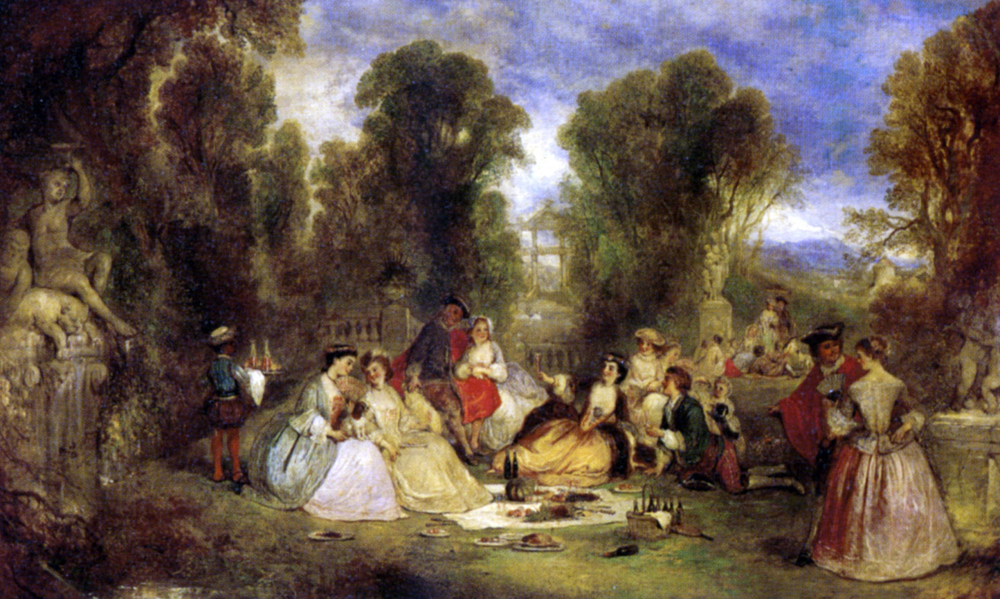 Henry Andrews The Garden Party - Canvas Print