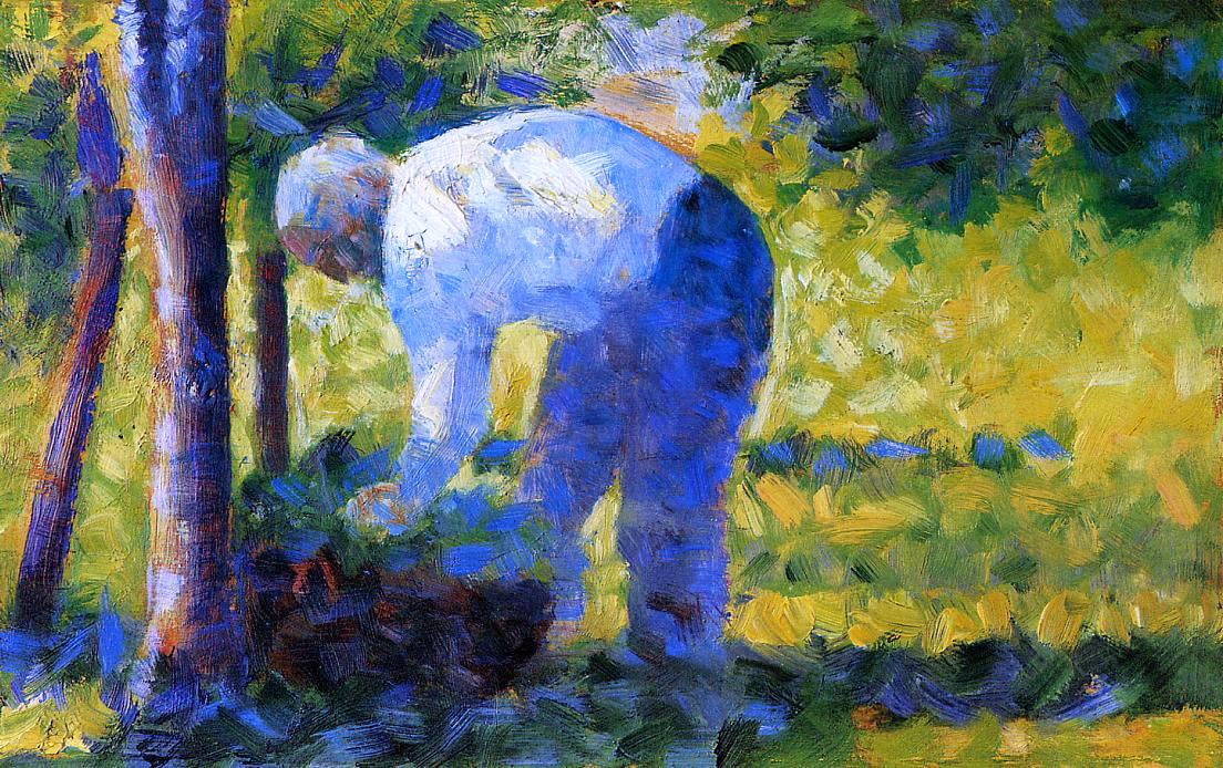 Georges Seurat The Gardener - Canvas Print