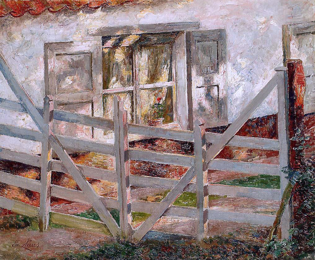 Emile Claus The Gate - Canvas Print
