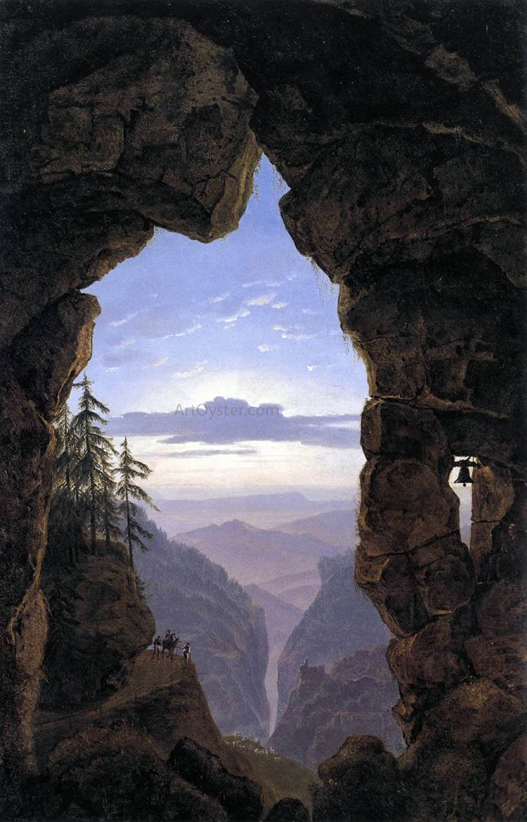 Karl Friedrich Schinkel The Gate in the Rocks - Canvas Print