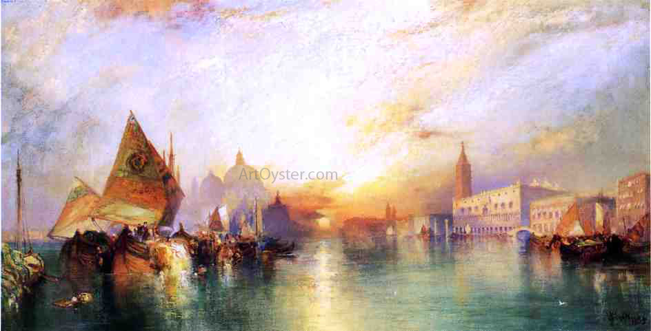 Thomas Moran The Gate of Venice - Canvas Print