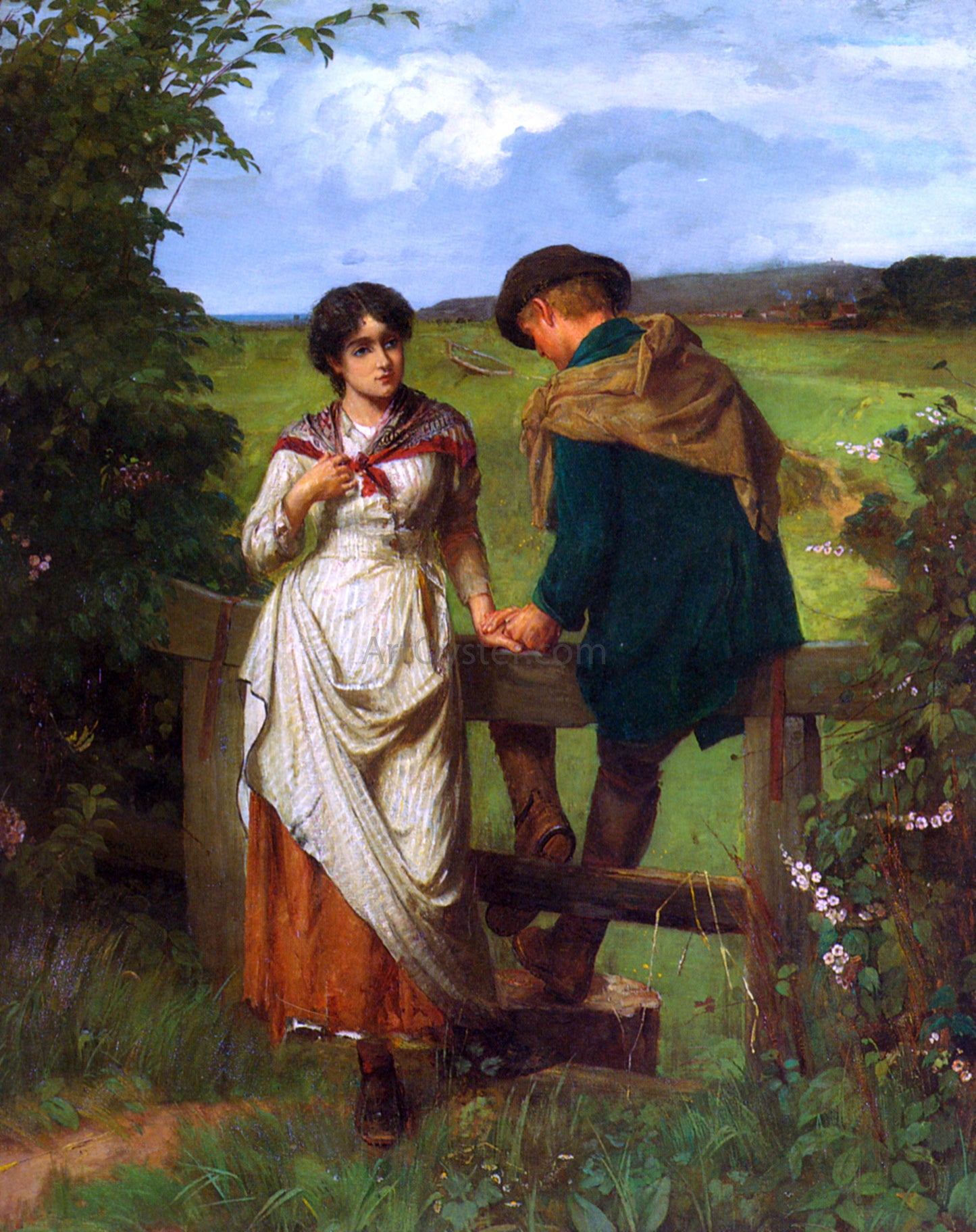 William Holyoake The Girl I Left Behind - Canvas Print