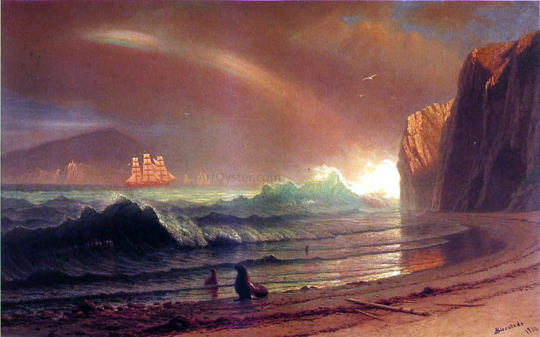 Albert Bierstadt The Golden Gate - Canvas Print