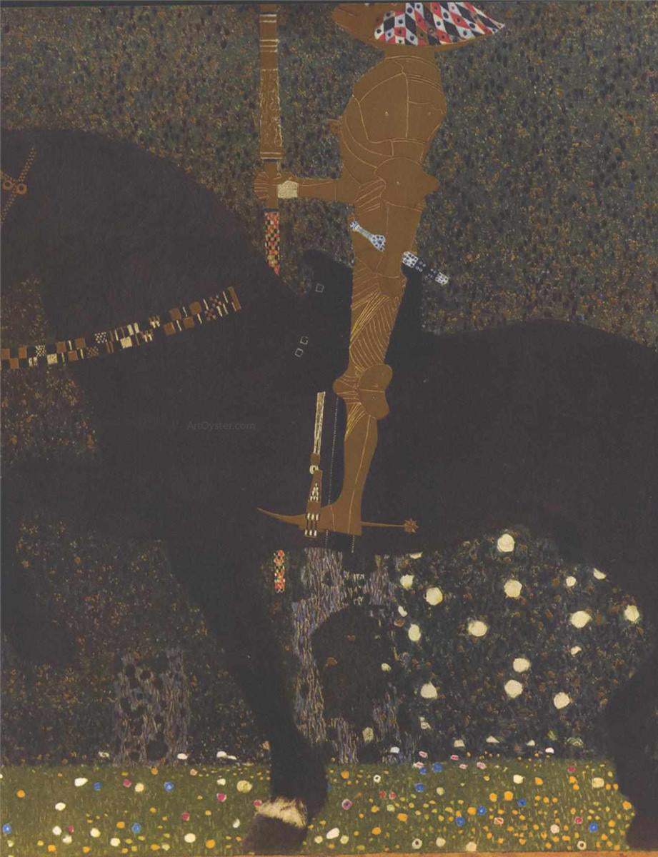 Gustav Klimt The Golden Knight - Canvas Print