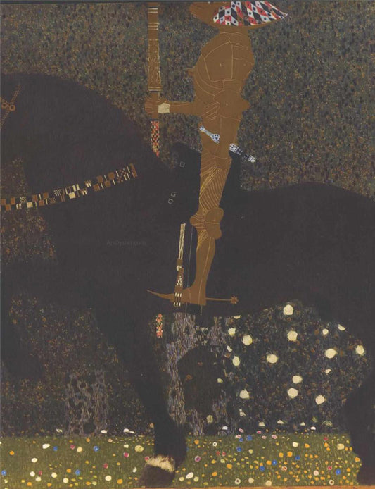 Gustav Klimt The Golden Knight - Canvas Print