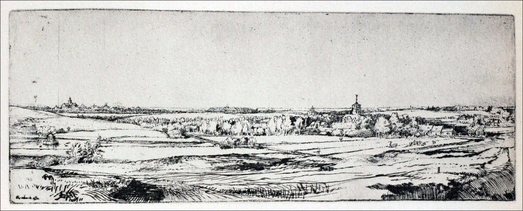 Rembrandt Van Rijn The Goldweigher's Field - Canvas Print
