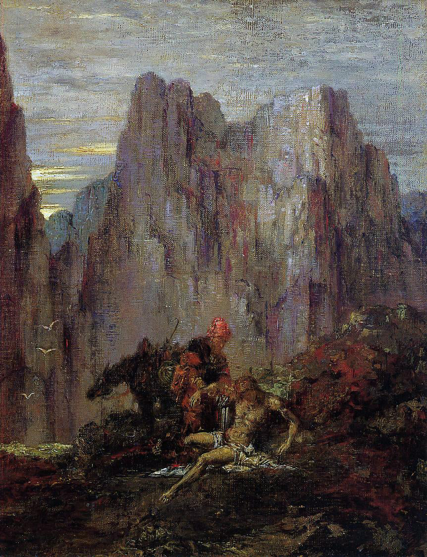 Gustave Moreau The Good Samaritan - Canvas Print