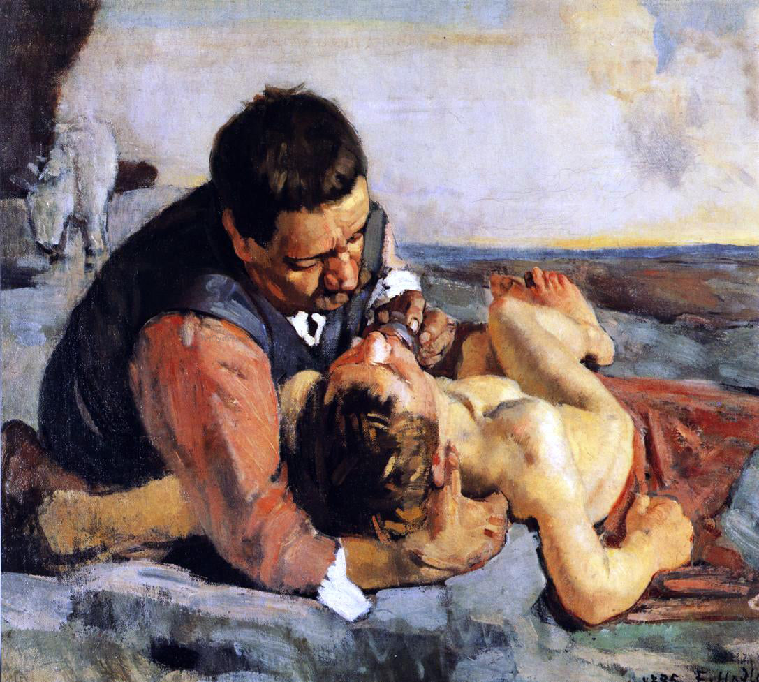 Ferdinand Hodler The Good Samaritan - Canvas Print
