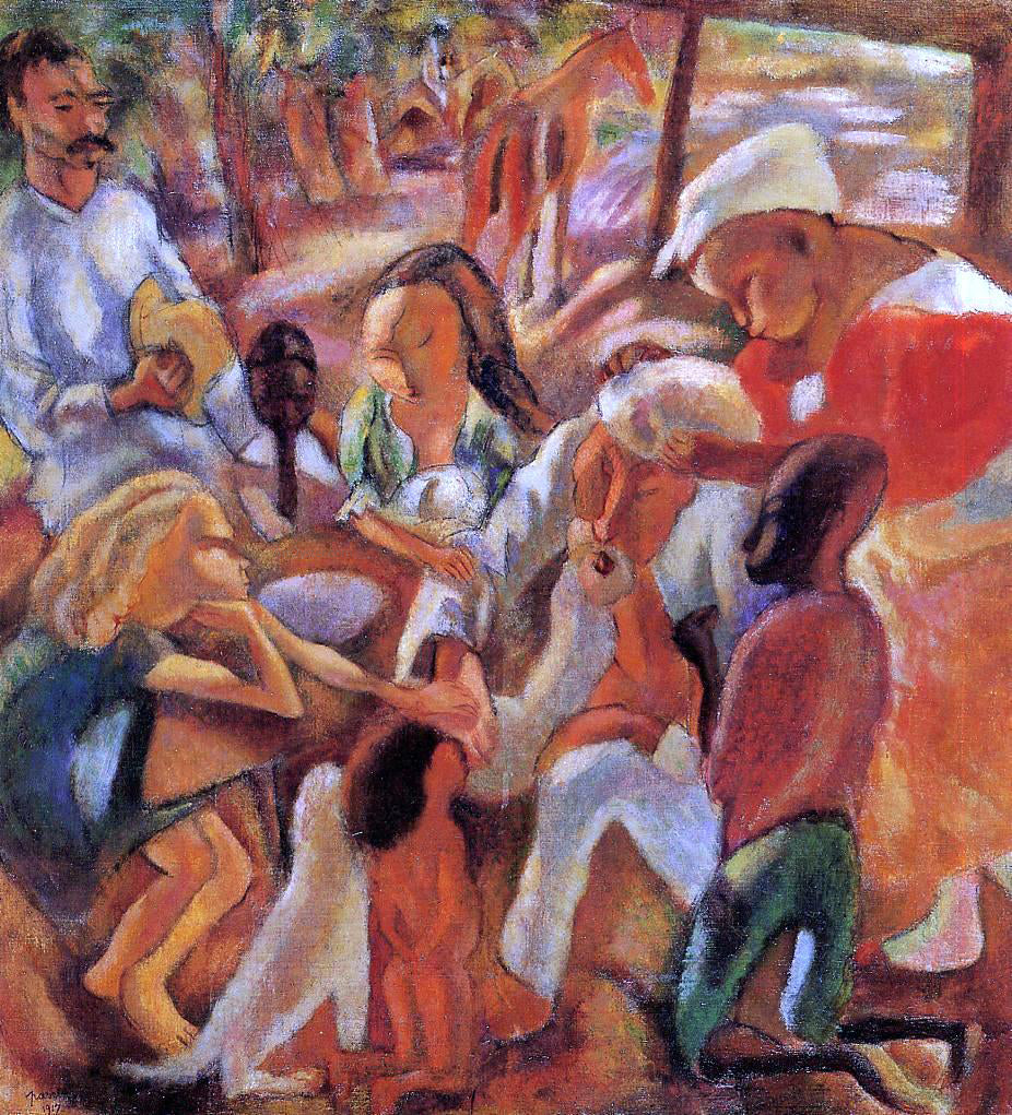 Jules Pascin Good Samaritans - Canvas Print