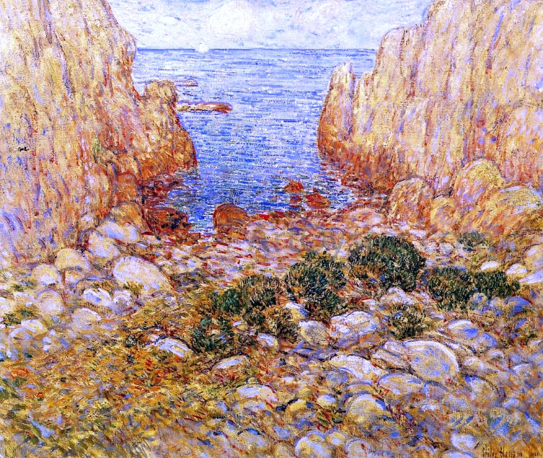 Frederick Childe Hassam The Gorge - Appledore, Isles of Shoals - Canvas Print