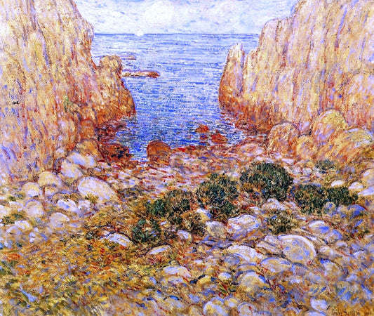 Frederick Childe Hassam The Gorge - Appledore, Isles of Shoals - Canvas Print