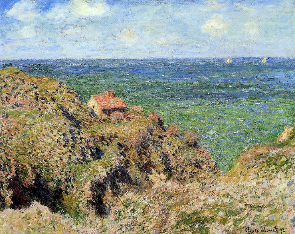 Claude Oscar Monet The Gorge at Varengeville - Canvas Print