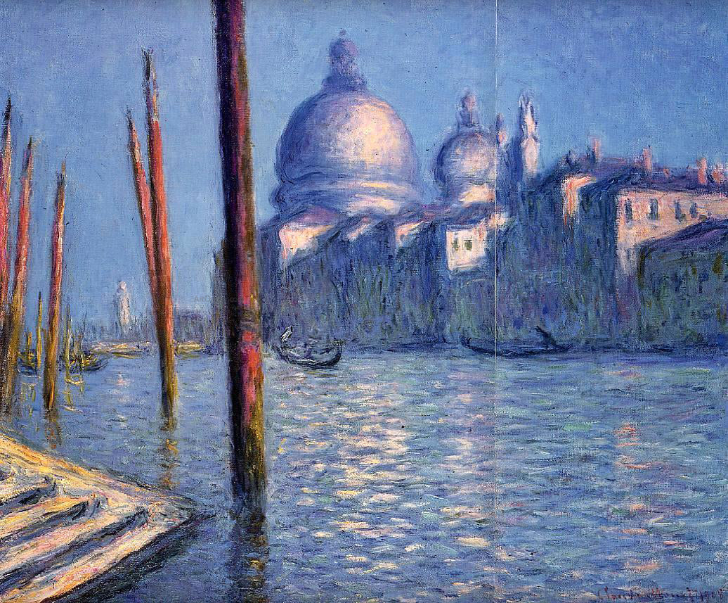 Claude Oscar Monet The Grand Canal - Canvas Print