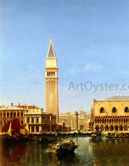 Jean Baptiste Van Moer The Grand Canal, Venice - Canvas Print