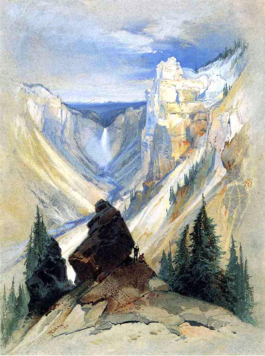 Thomas Moran The Grand Canyon of the Yellowstone - Canvas Print