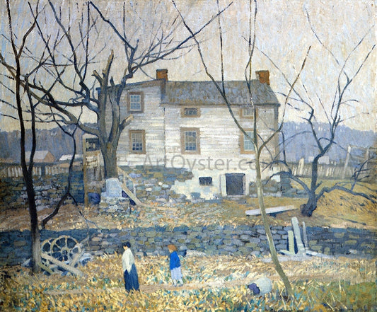 Robert Spencer The Gray House - Canvas Print
