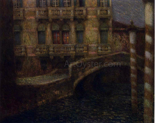 Henri Le Sidaner The Gray Palace - Canvas Print
