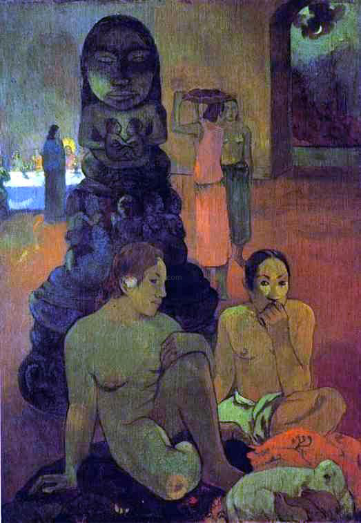 Paul Gauguin The Great Buddah - Canvas Print